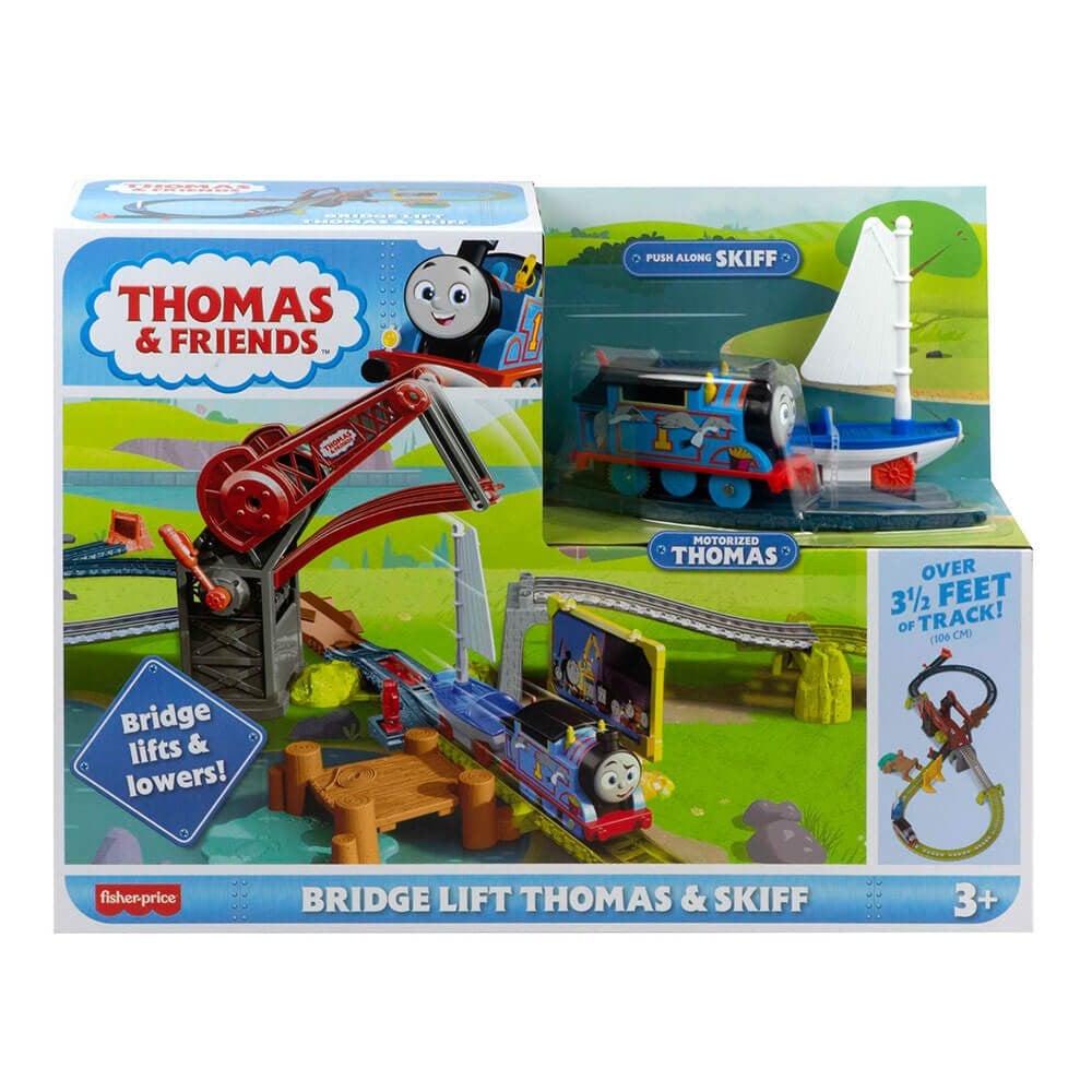 THOMAS VE ARKADASLARI THOMAS VE SKIFF ACILIR KOPRU MACERASI MOTORLU TRENLI HGX65 Thomas Friends HGX65