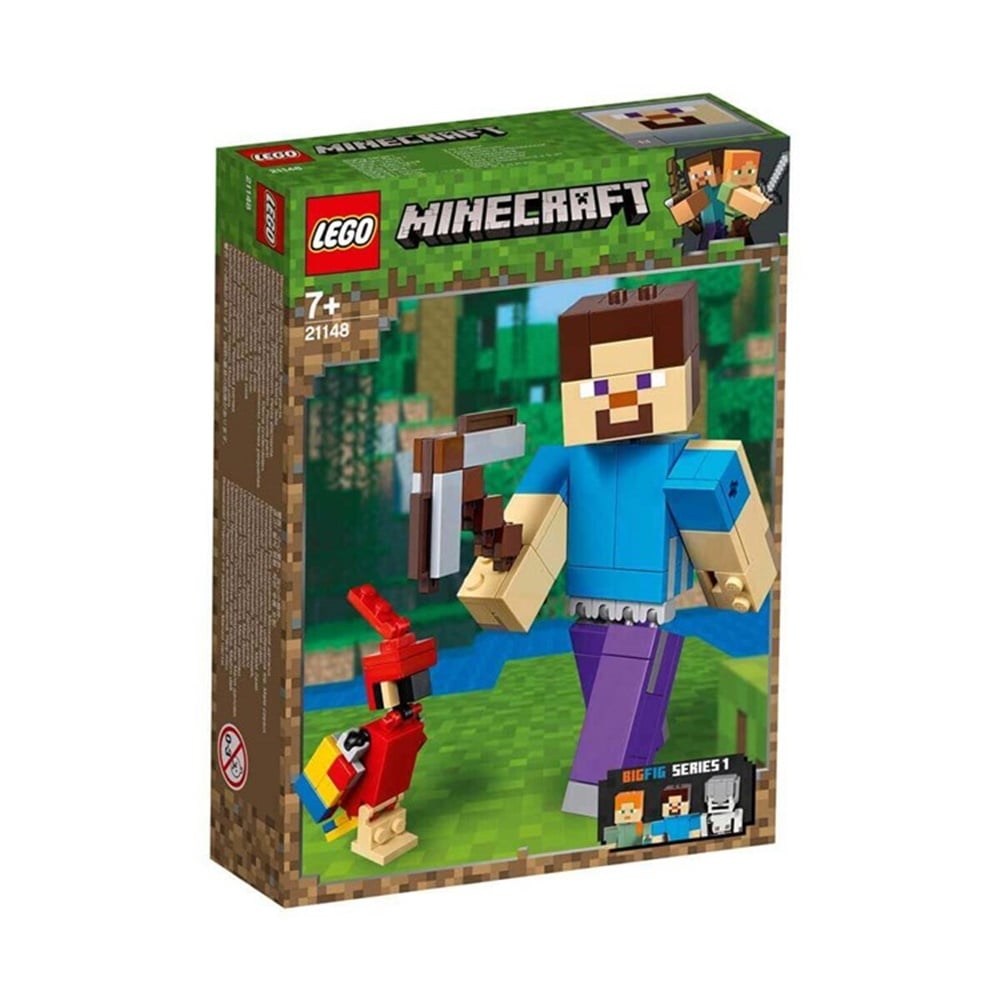 LEGO MINECRAFT STEVE W PARROT 21148 Toystop 21148