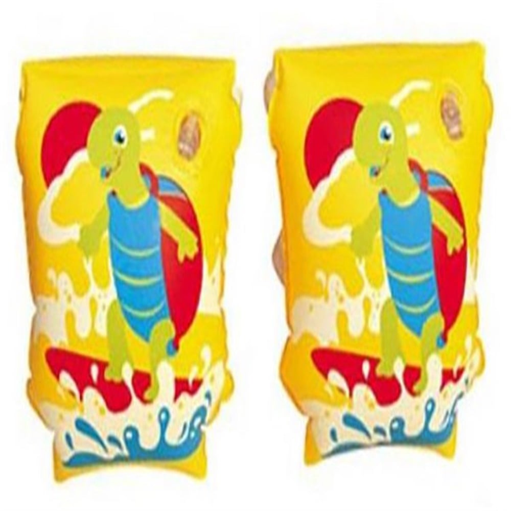 BESTWAY 23X15CM KAPLUMBAGA DESENLI KOLLUK SARI Toystop 32043 S
