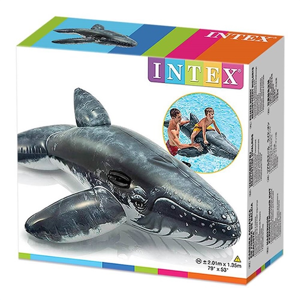 INTEX GERCEKCI BALINA BINICI 201X135CM Toystop 57530