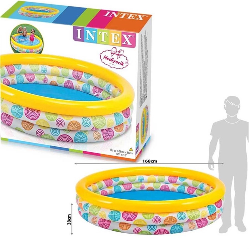 INTEX GEOMETRI DESENLI 168X38 CM Toystop 58449