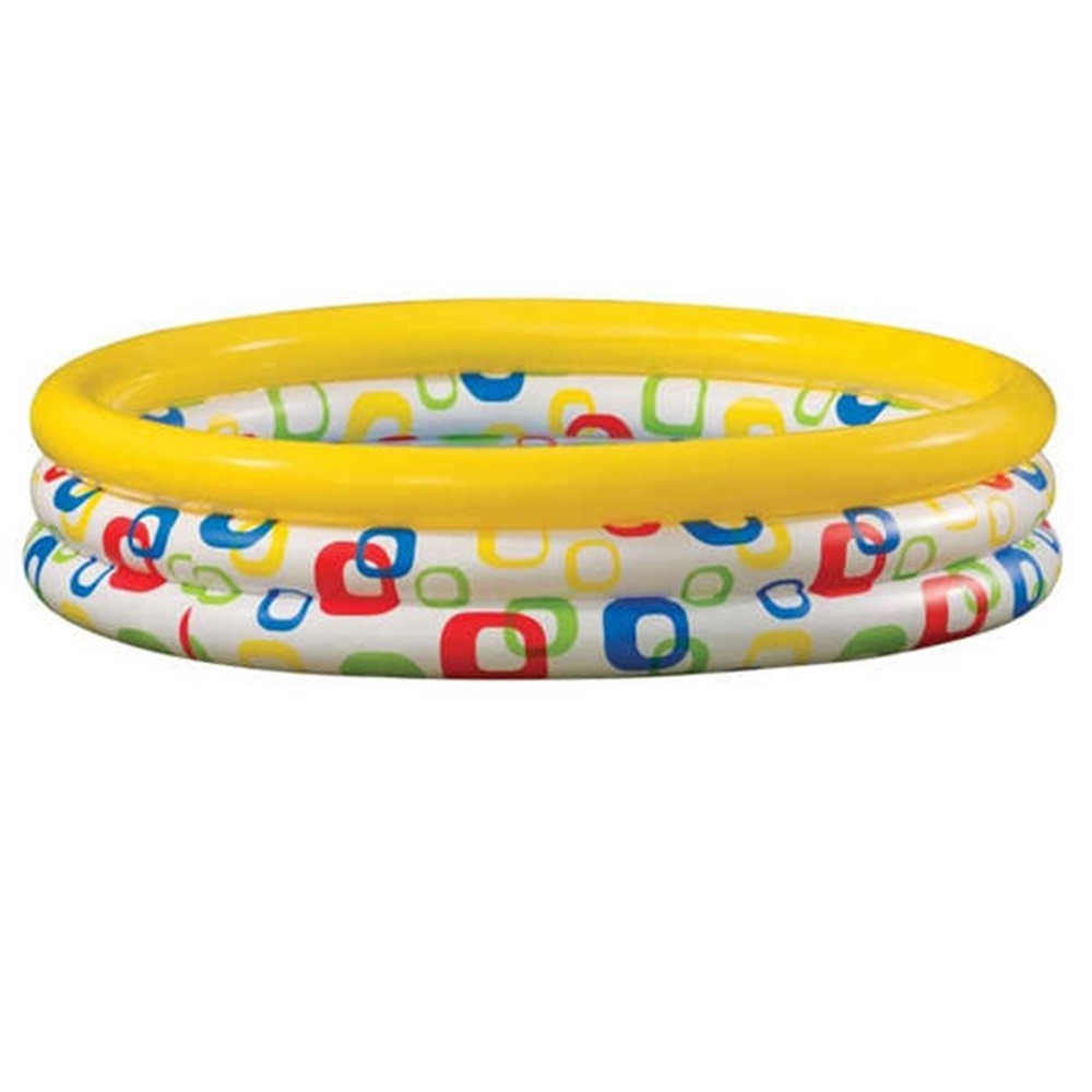 INTEX 3 BOGUMLU DESENLI HAVUZ 114X25 CM Toystop 59419