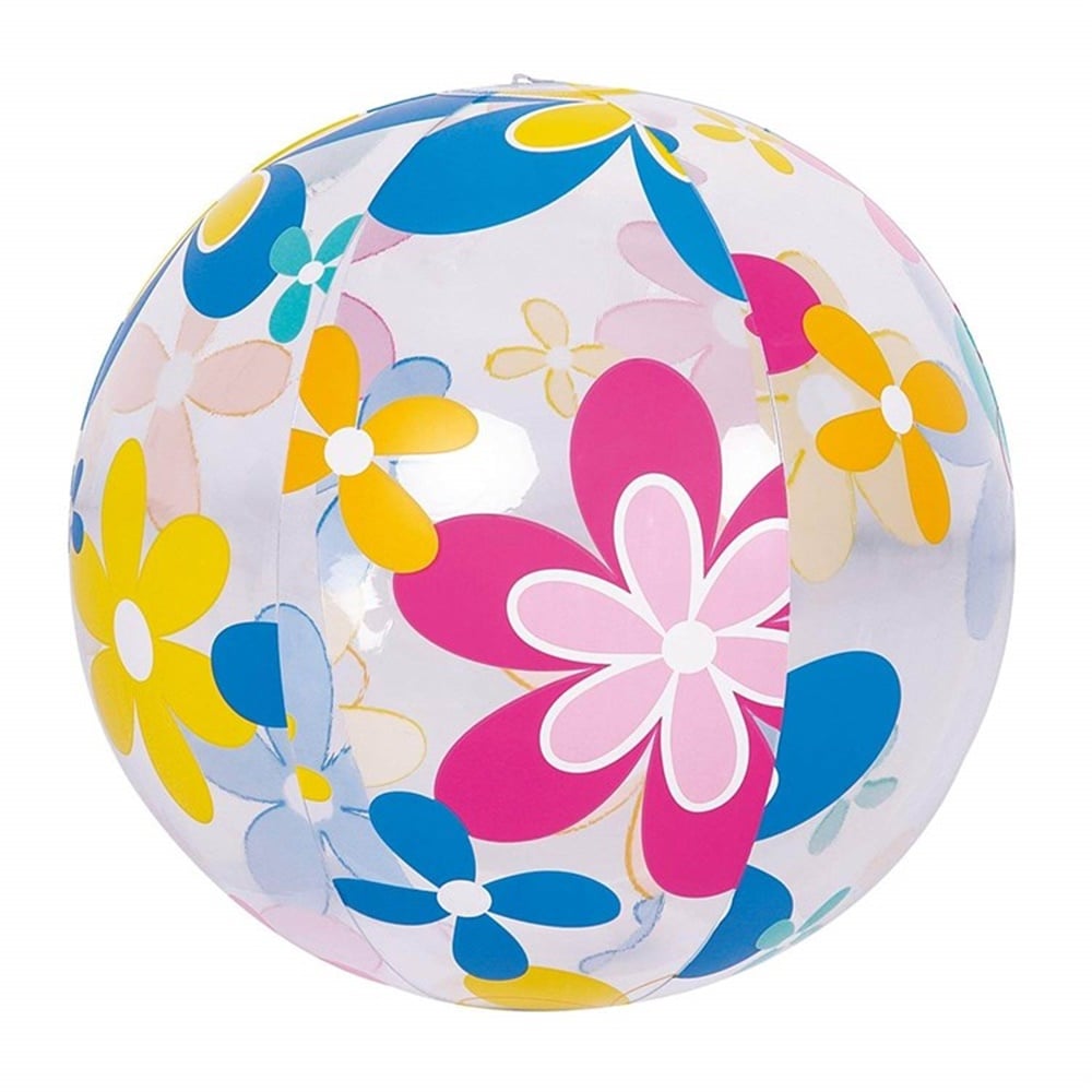 JILONG 51 CM CICEK DESENLI DENIZ TOPU Toystop 67202 C