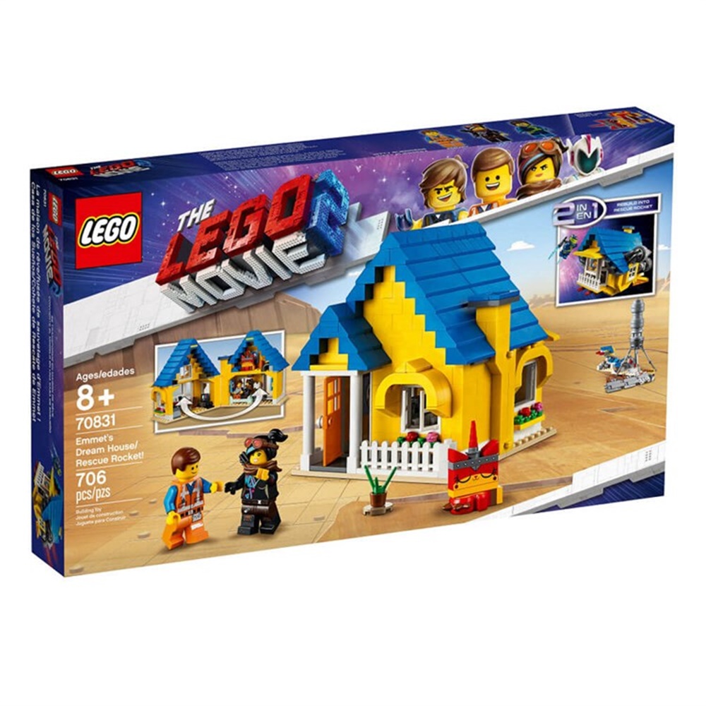 LEGO MOVIE 2 EMMETIN RUYA EVI/ KURTARMA ROKETI 70831 Toystop 70831