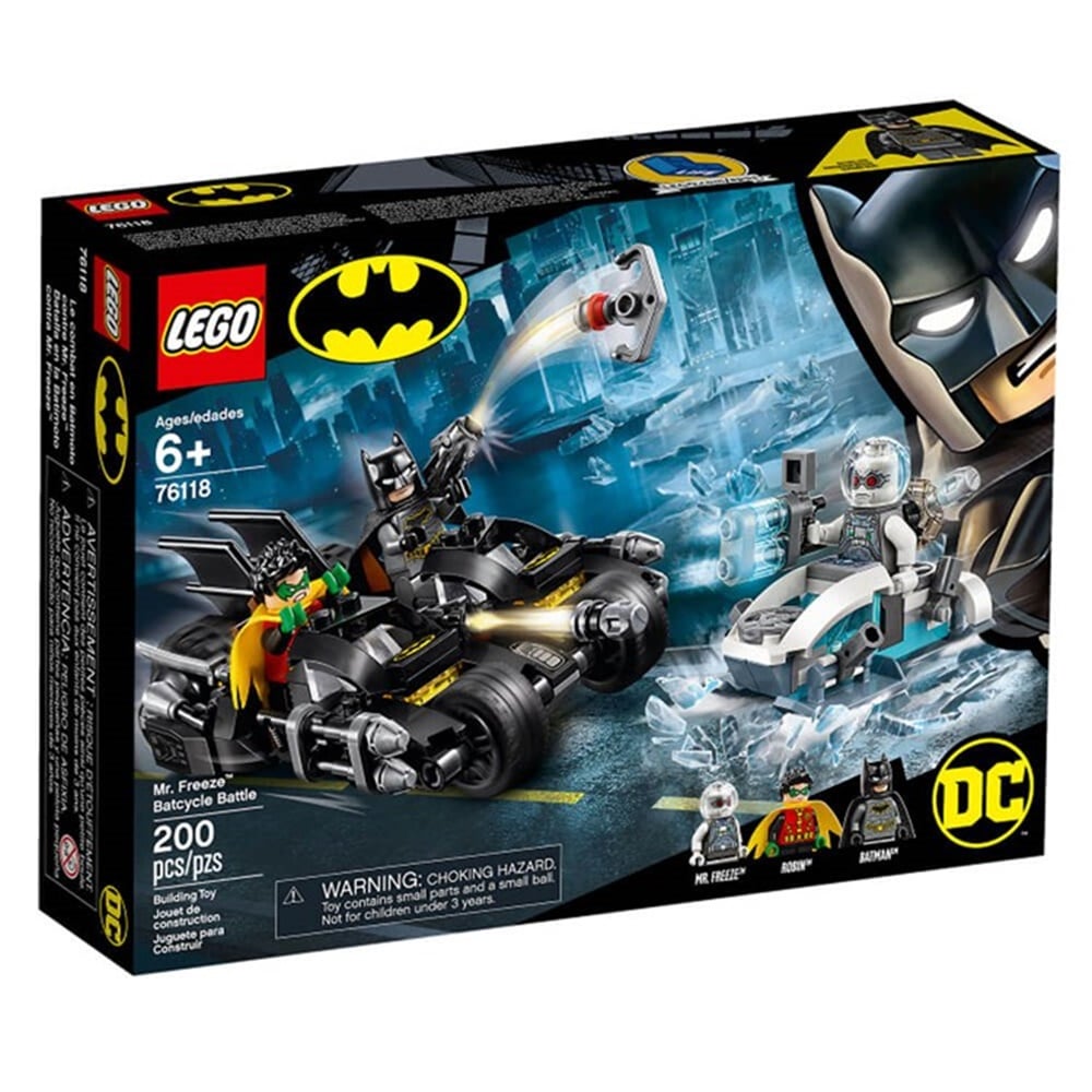 LEGO SUPER HEROES MR. FREEZE BATCYCLE SAVASI 76118 Toystop 76118