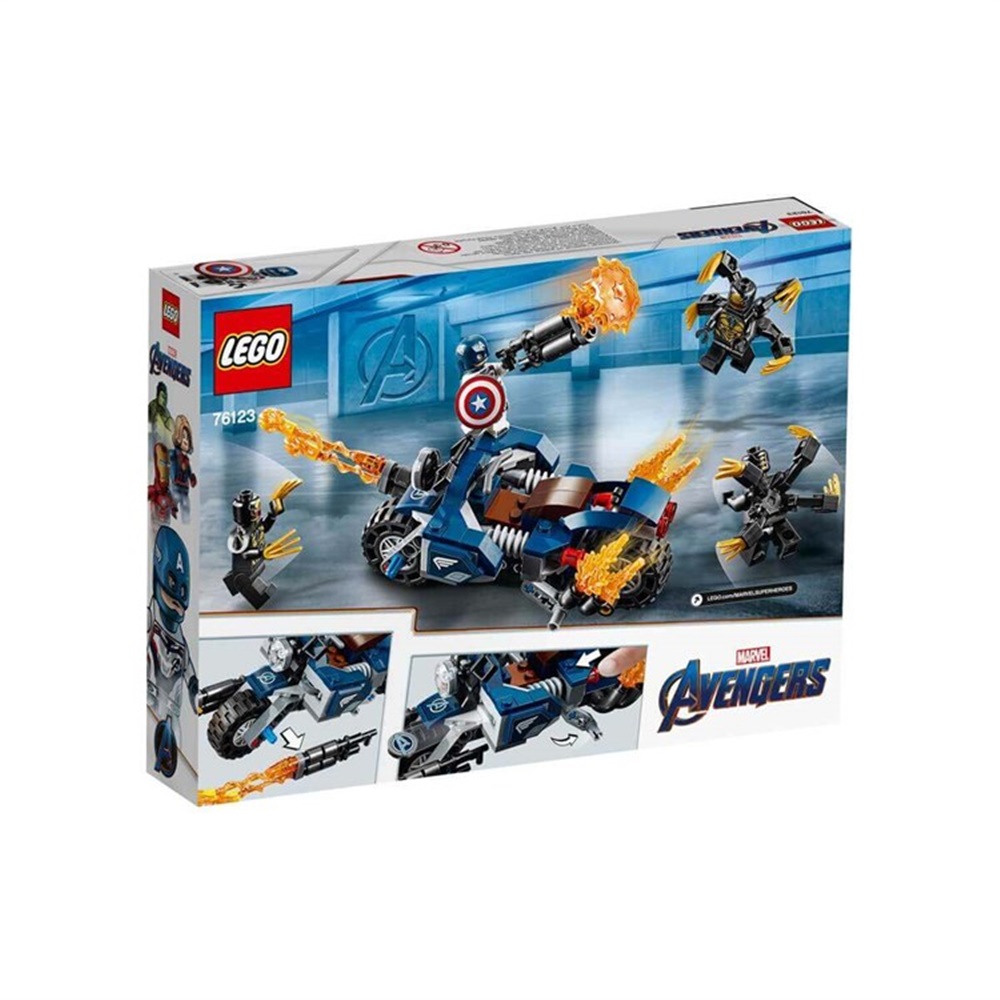 LEGO MARVEL AVENGERS MOVIE 4 CAPTAIN AMERICA : OUTRIDER SALDIRISI 76123 Toystop 76123