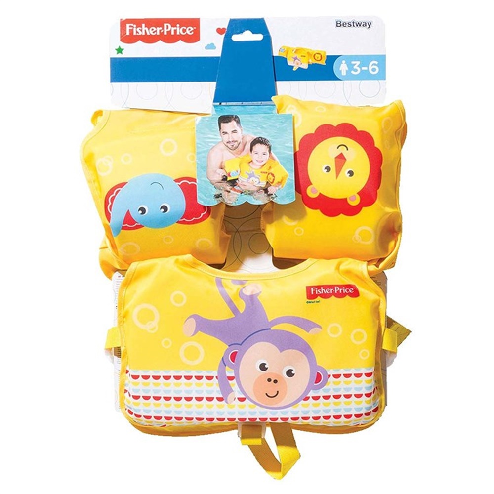BESTWAY FISHER-PRICE SWAM PAL KOLLUK VE YELEK Toystop 93530