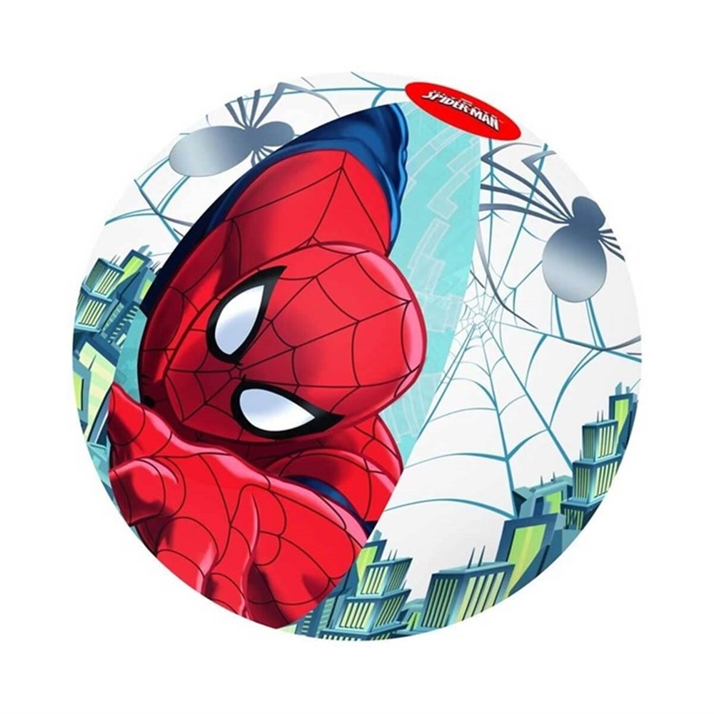 BESTWAY 51 CM SPIDER-MAN PLAJ TOPU Toystop 98002