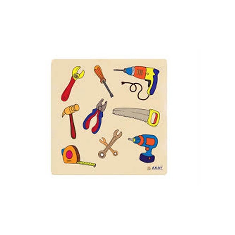 Ahşap Puzzle Tamir Gereçleri Toystop AP001
