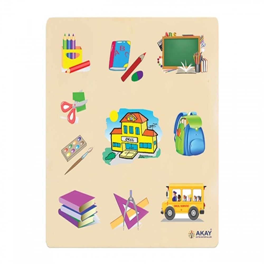 AHSAP PUZZLE OKUL Toystop AP002