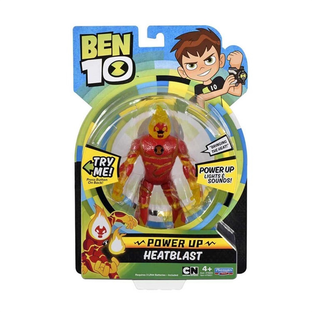 BEN 10 DELUKS AKSIYON FIGURLERI HEATBLAST 76600-76630 Toystop BEN76630