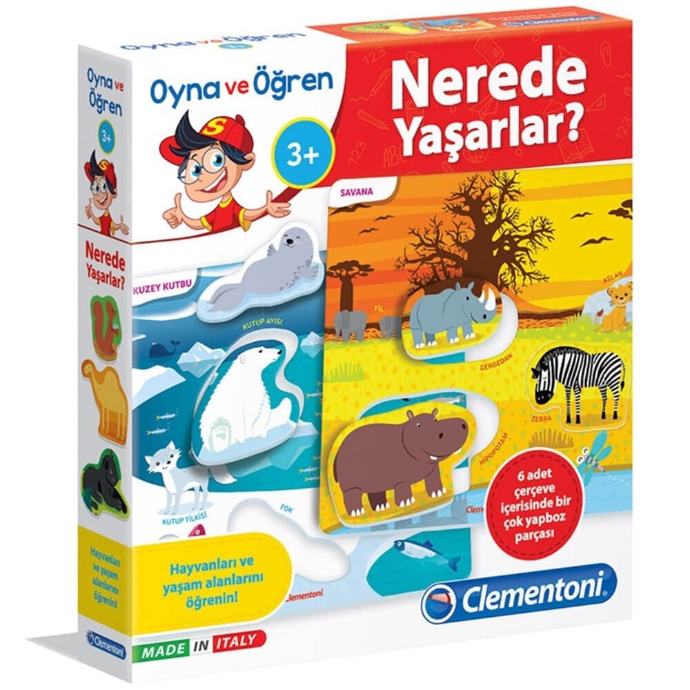 OYNA VE OGREN NEREDE YASARLAR Toystop CLM 64432