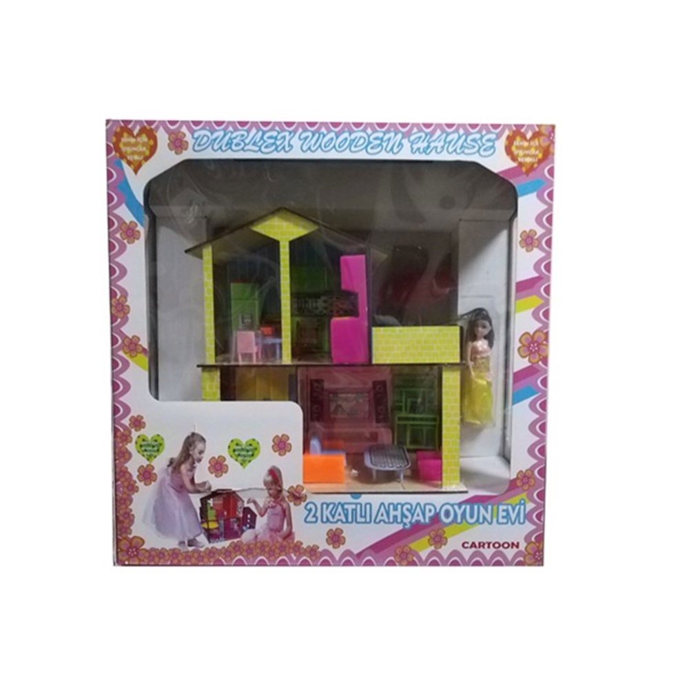 DUBLEX AHSAP OYUN EVI Toystop CRT01260