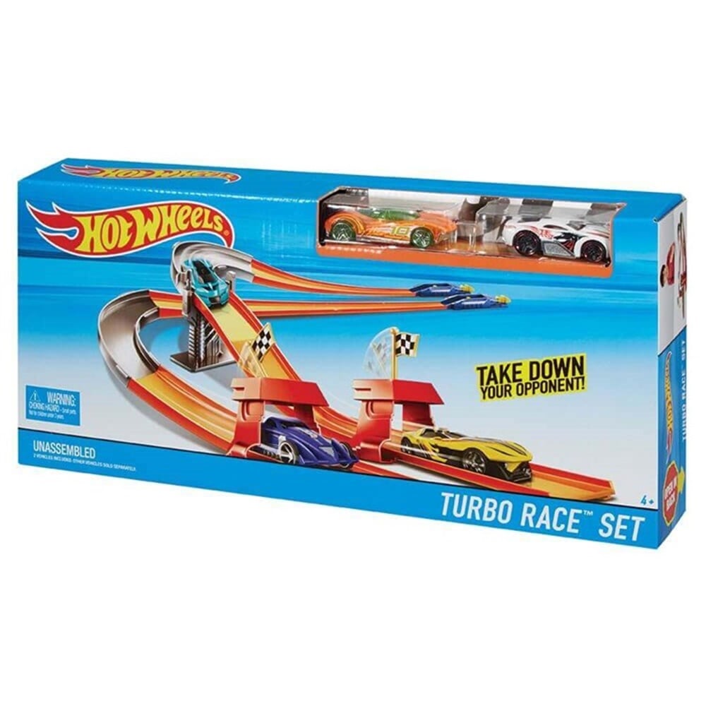 HOT WHEELS MOTOR YARISCILARI 3 IN 1 OYUN SETI TURBO RACE DNN83 Toystop DNN83