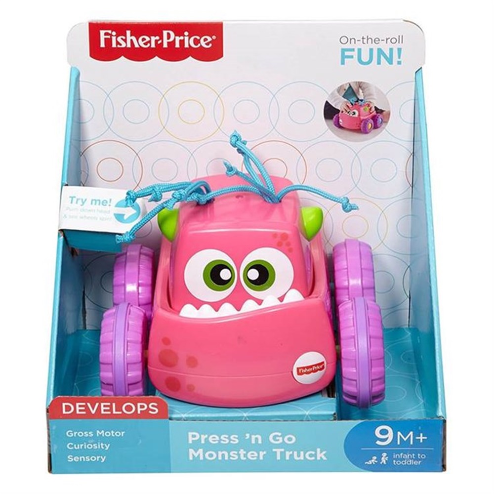 FISHER PRICE SEVIMLI CANAVARLAR KAMYONU PEMBE Toystop DRG14