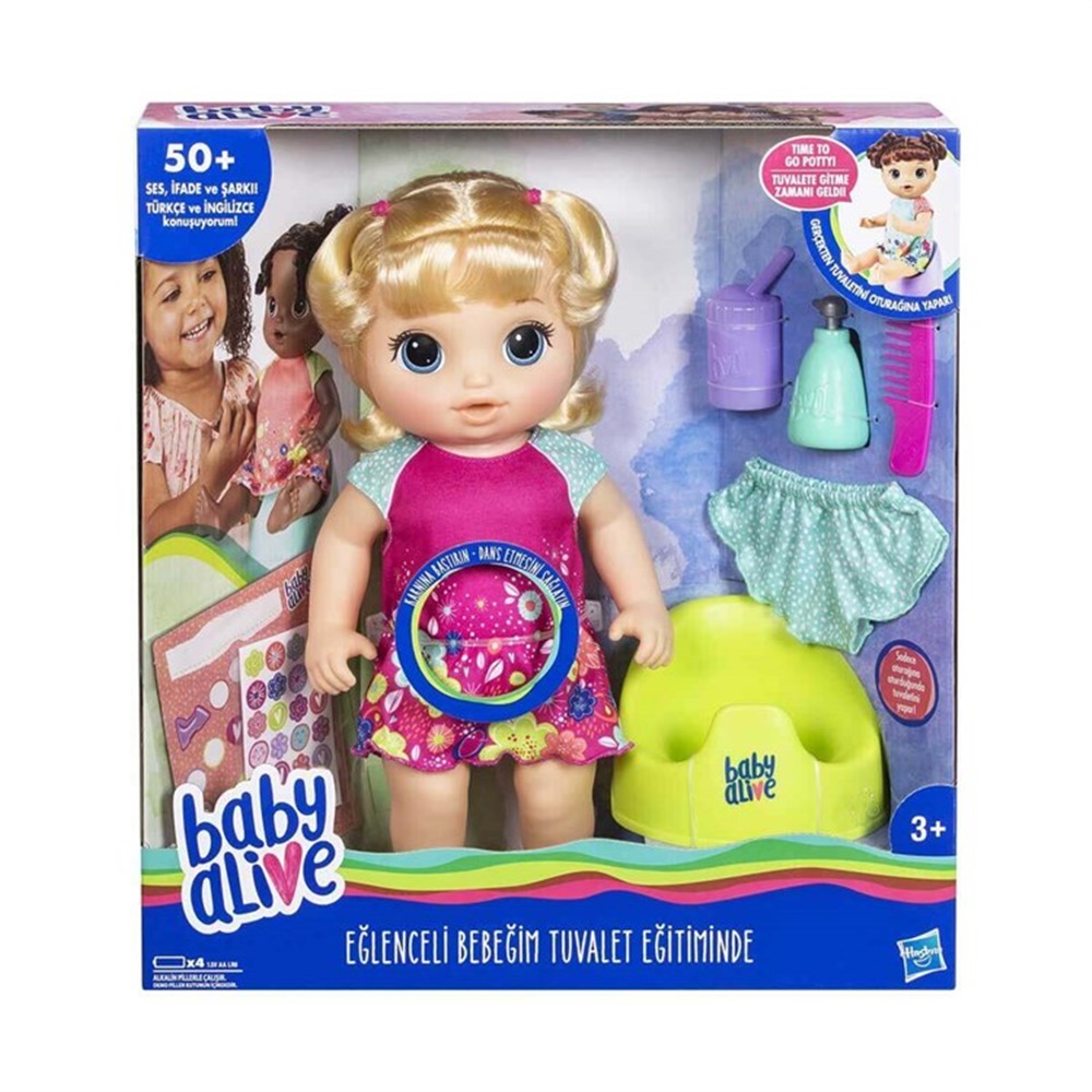 BABY ALIVE EGLENCELI BEBEGIM TUVALET EGITIMINDE Toystop E0609