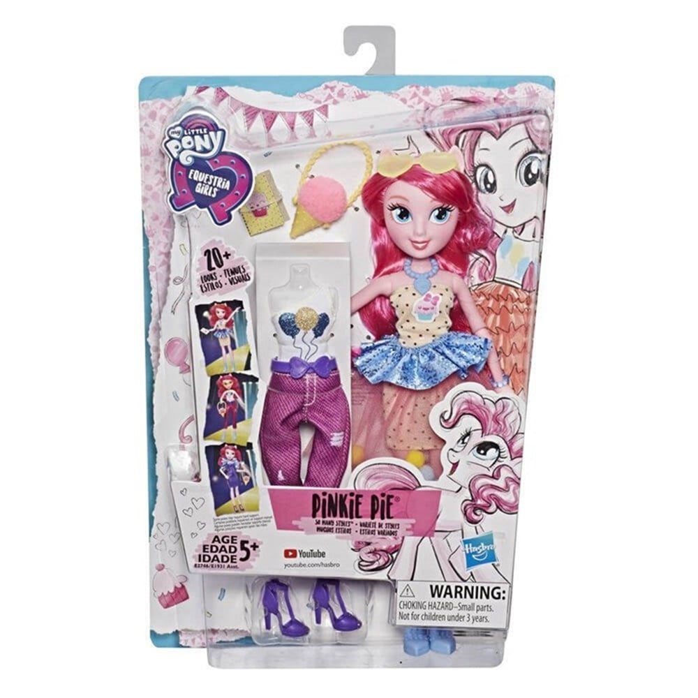 MY LITTLE PONY EQUESTRIA GIRLS PINKIE PIE MODA SETI E1931- E2746 Toystop E2746