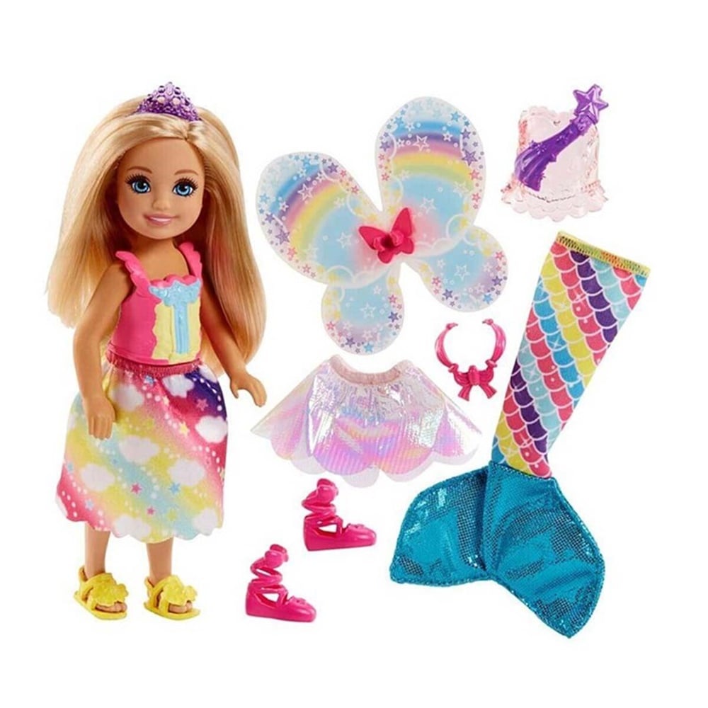 BARBIE DREAMTOPIA CHELSEA VE KIYAFETLERI SARISIN FJC99-FJD00 Toystop FJD00