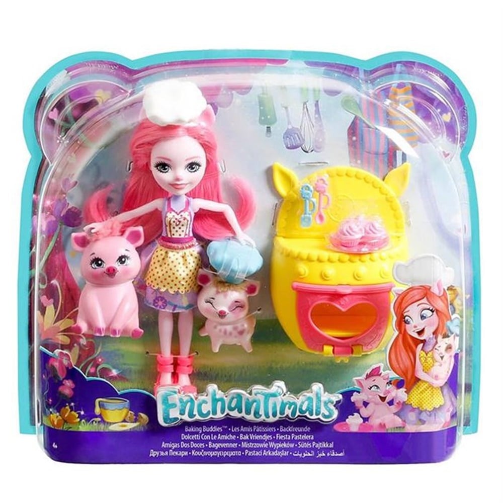 ENCHANTIMALS BEBEKLERI PIKNIKTE OYUN SETI FJJ28 PASTACI ARKADASLAR Toystop FJJ28