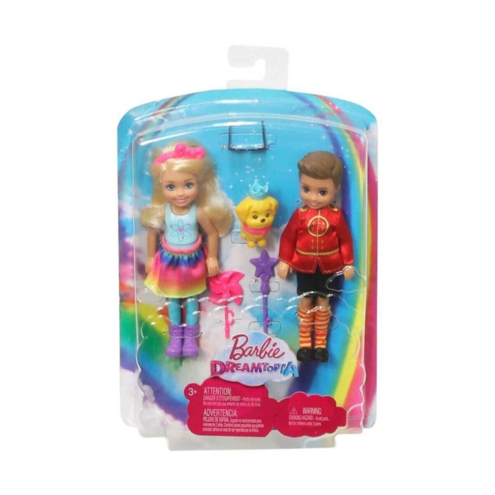 BARBIE DREAMTOPIA CHELSEA VE NOTTO BIR ARADA OYUN SETI FRB14 Toystop FRB14