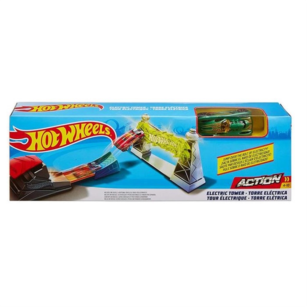 HOT WHEELS AKROBASI ATLAYISI YARIS SETI ELECTRIC TOWER FTH80 Toystop FTH80