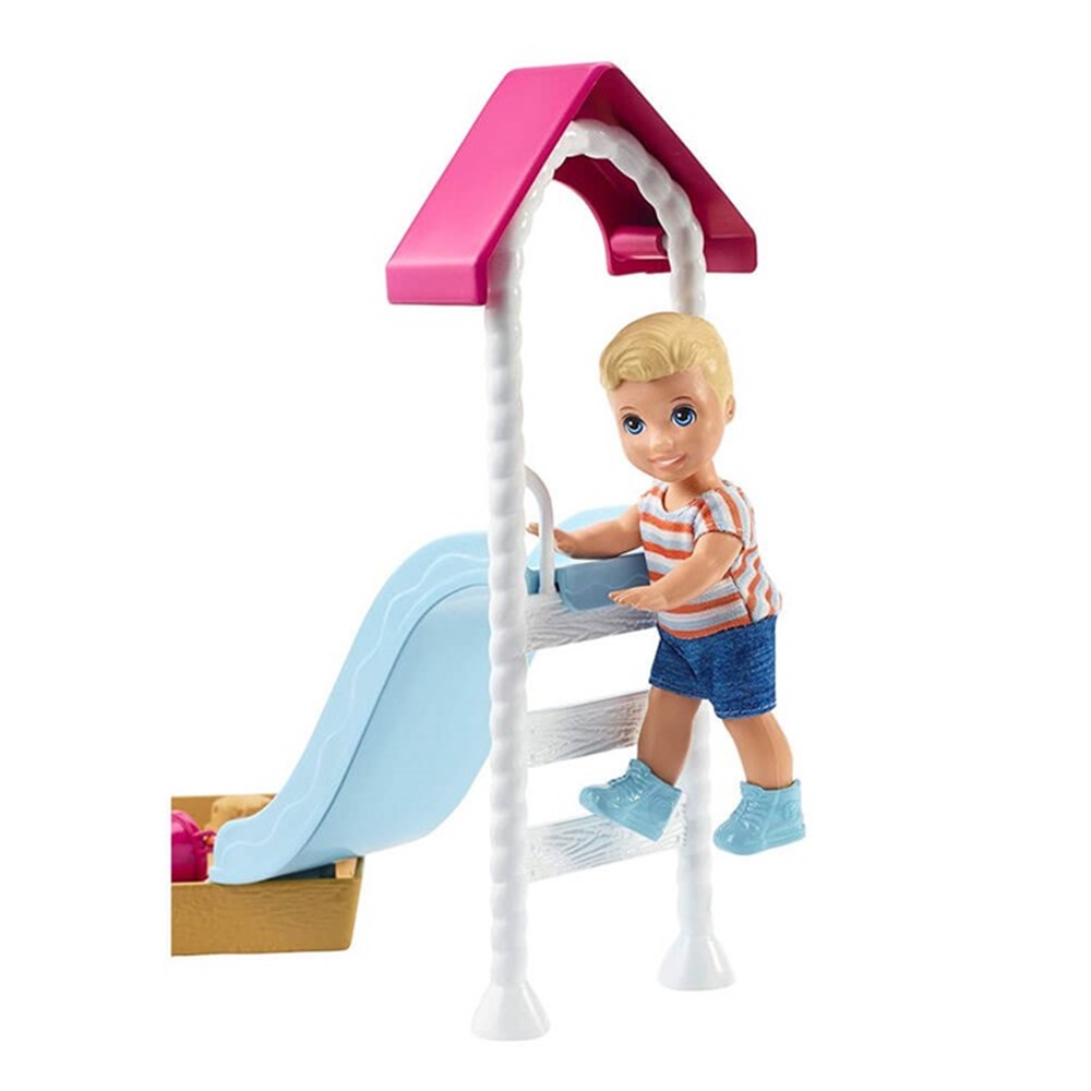 BARBIE BEBEK BAKICISI TEMALI OYUN SETI OYUN PARKI FXG96 Toystop FXG96