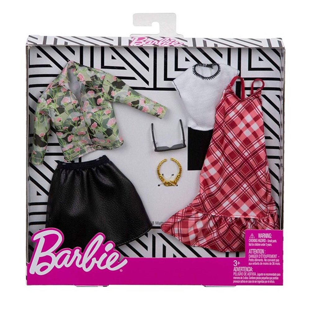 BARBIENIN KIYAFETLERI IKILI PAKET EKOSE FKT27-FXJ60 Toystop FXJ60