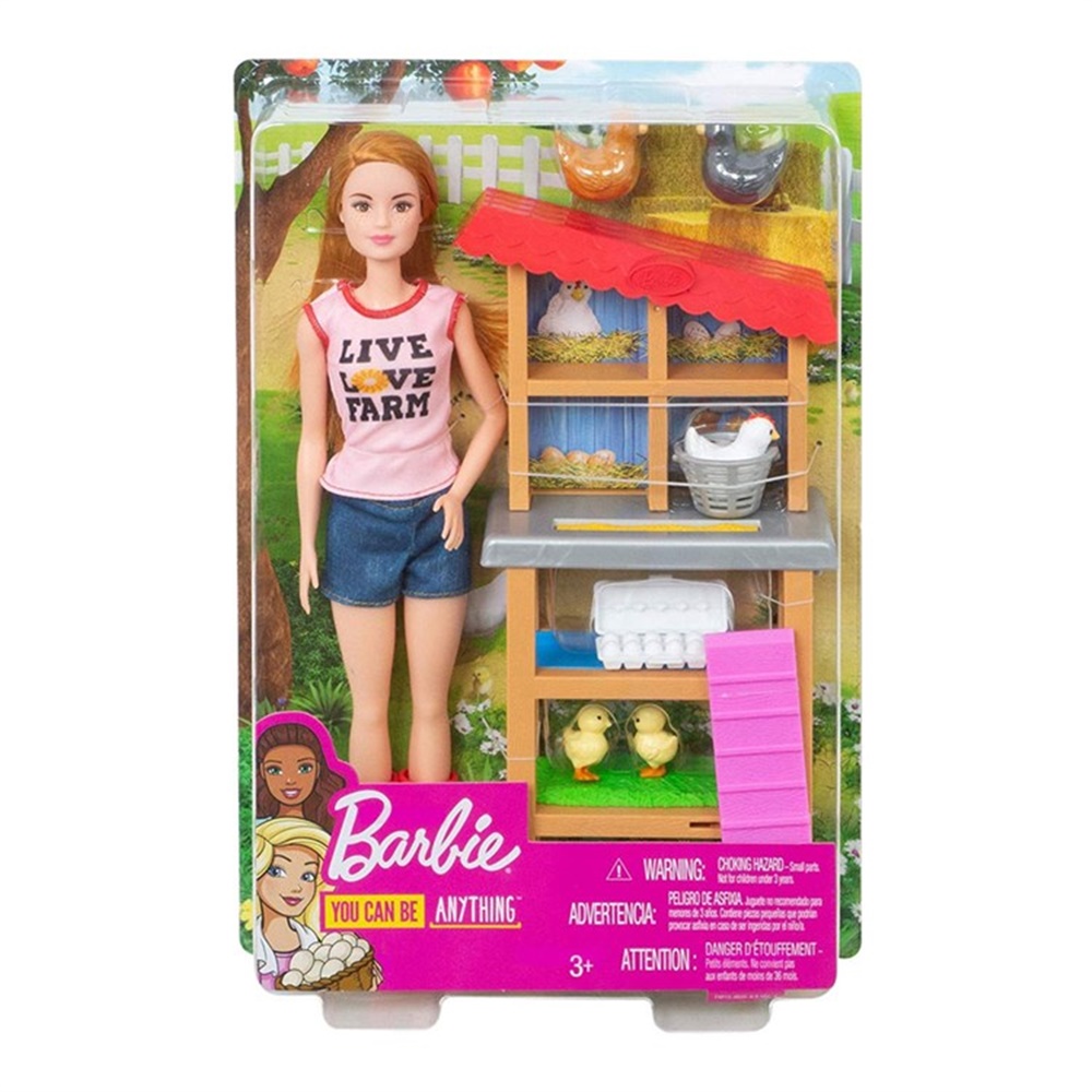 BARBIE BEN BUYUYUNCE OYUN SETI TAVUK CIFTCISI DHB63-FXP15 Toystop FXP15