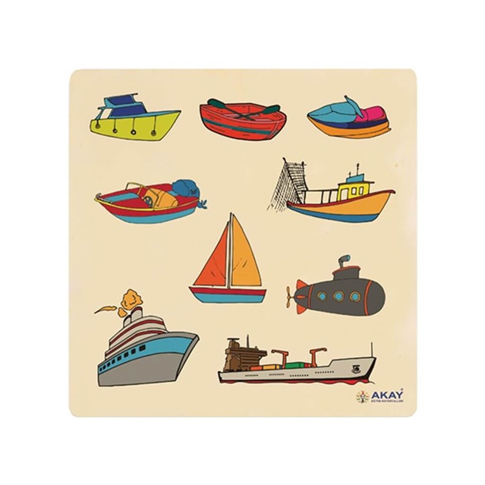 AHSAP PUZZLE DENIZ TASITLARI Toystop GK014H