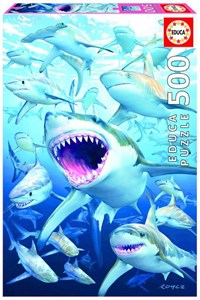 EDUCA 500 PARCA SHARK CLUB PUZZLE Toystop HD10785