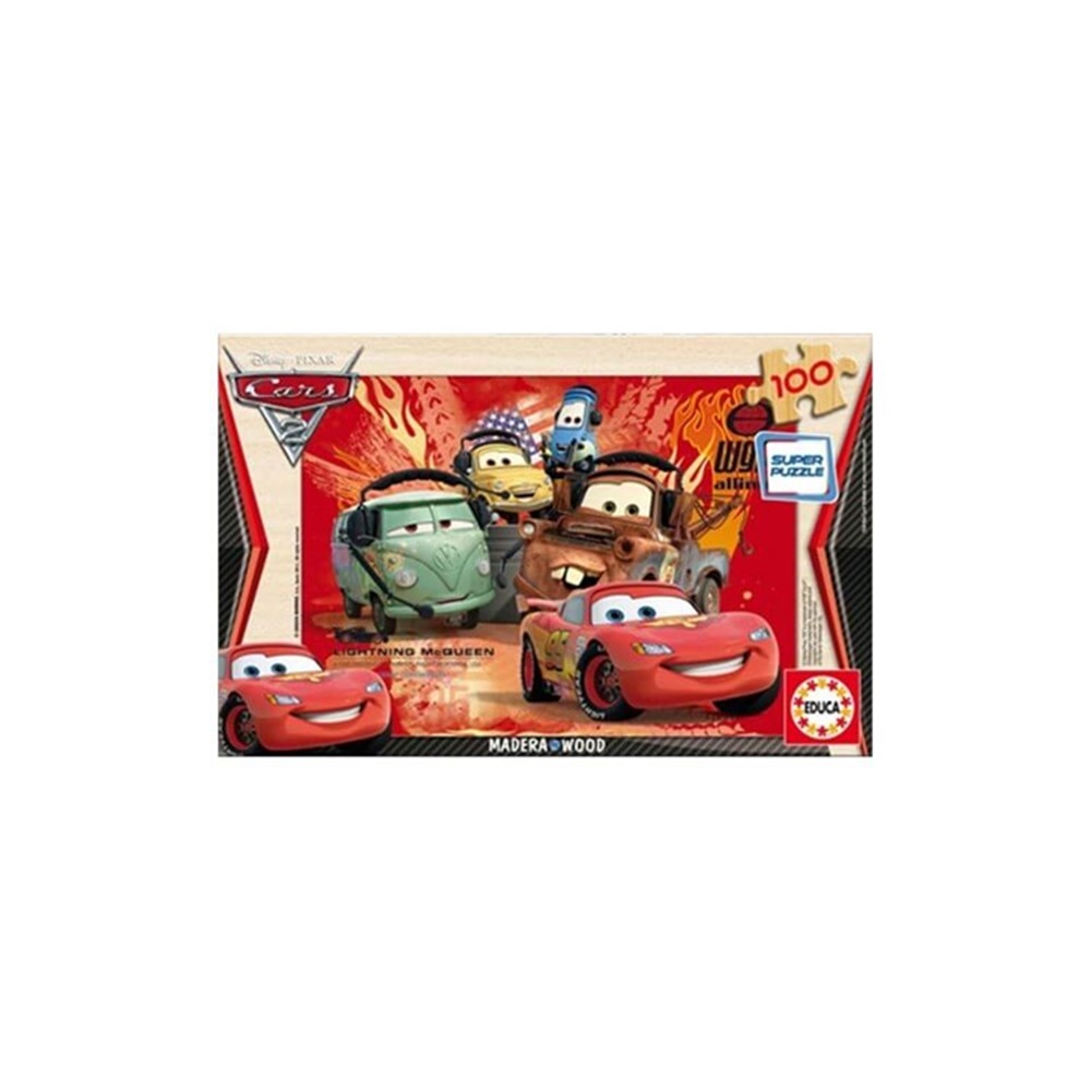 100 PARCA CARS 2 AHSAP PUZZLE Toystop HD14937