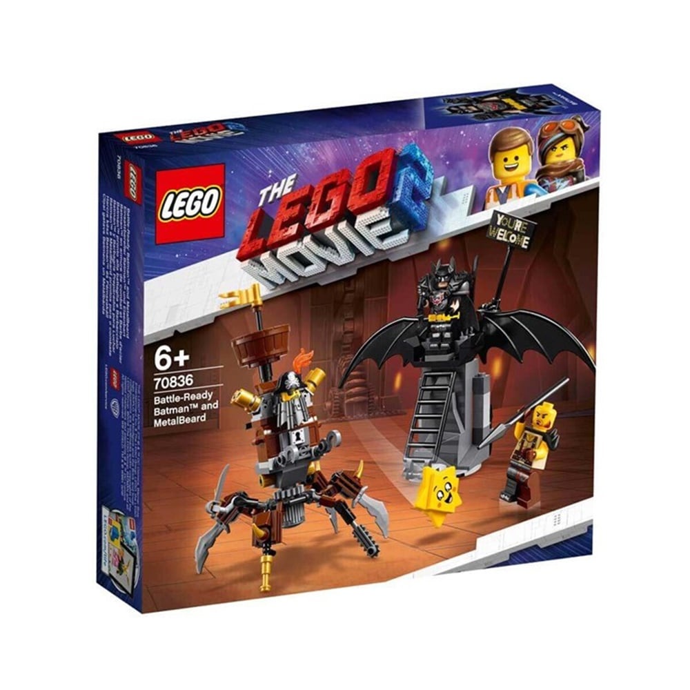 LEGO MOVIE 2 SAVASA HAZIR BATMAN VE METAL SAKAL 70836 Toystop LMV70836