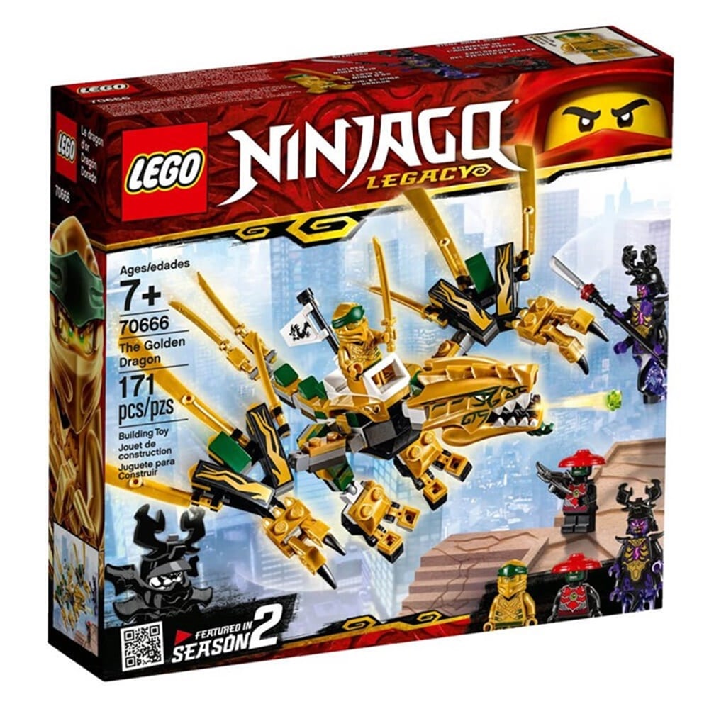 LEGO NINJAGO ALTIN EJDERHA 70666 Toystop LSL70666