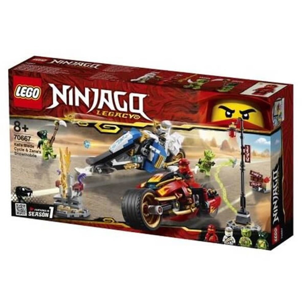 LEGO NINJAGO KAININ KILIC MOTOSIKLETI VE ZANENIN KAR MOTOSIKLETI 70667 Toystop LSL70667