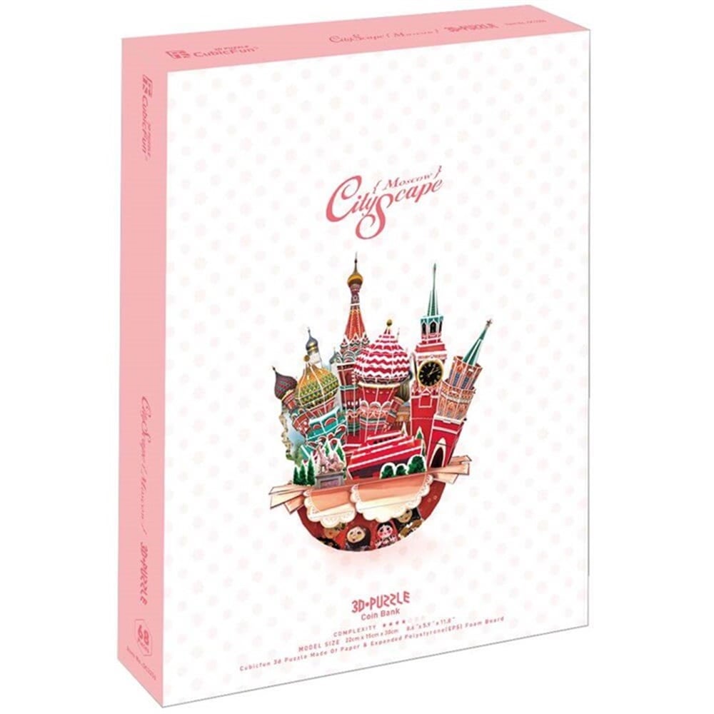CUBIC FUN 3D 68 PARCA PUZZLE CITYSCAPE MOSOVA SEHRI Toystop ORC3206