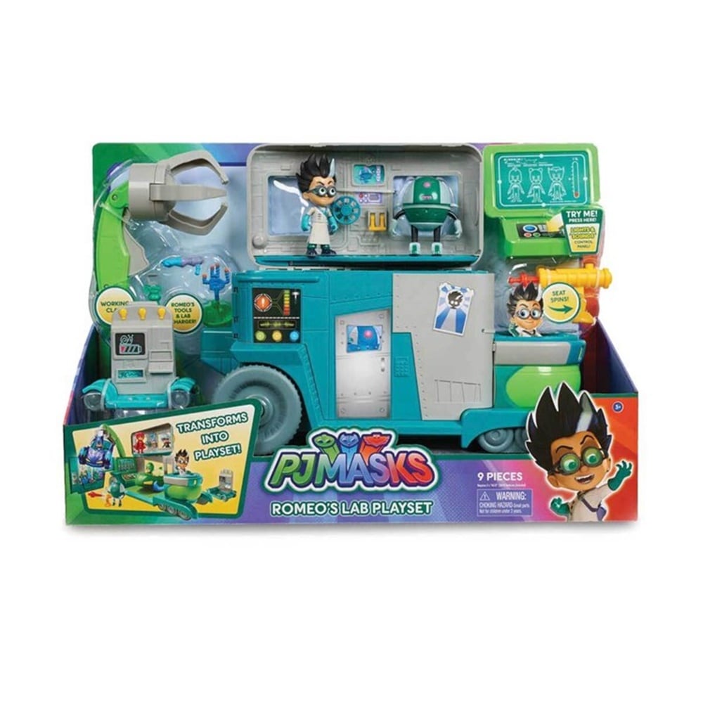 PJ MASKELILER SESLI ISIKLI ROMEO LABORATUVAR OYUN SETI Toystop PJM63000