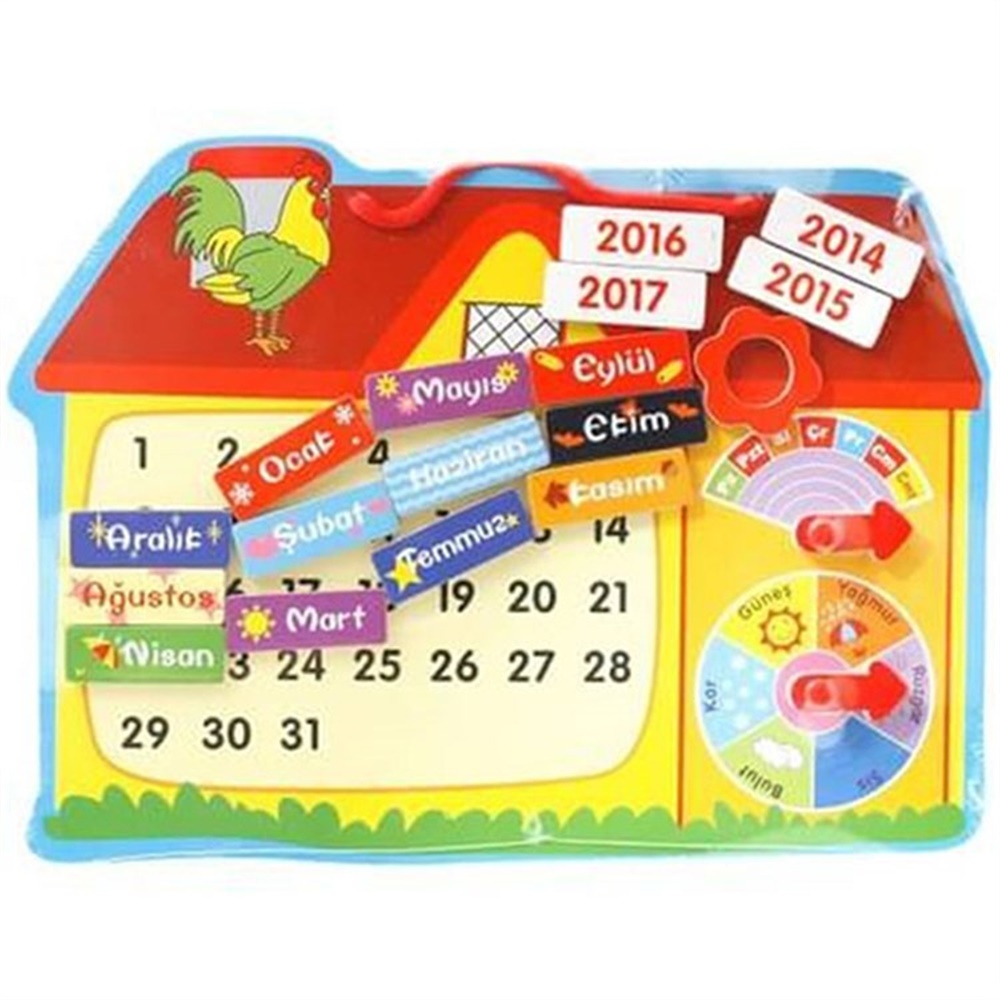 Ahşap Takvim Toystop TK069