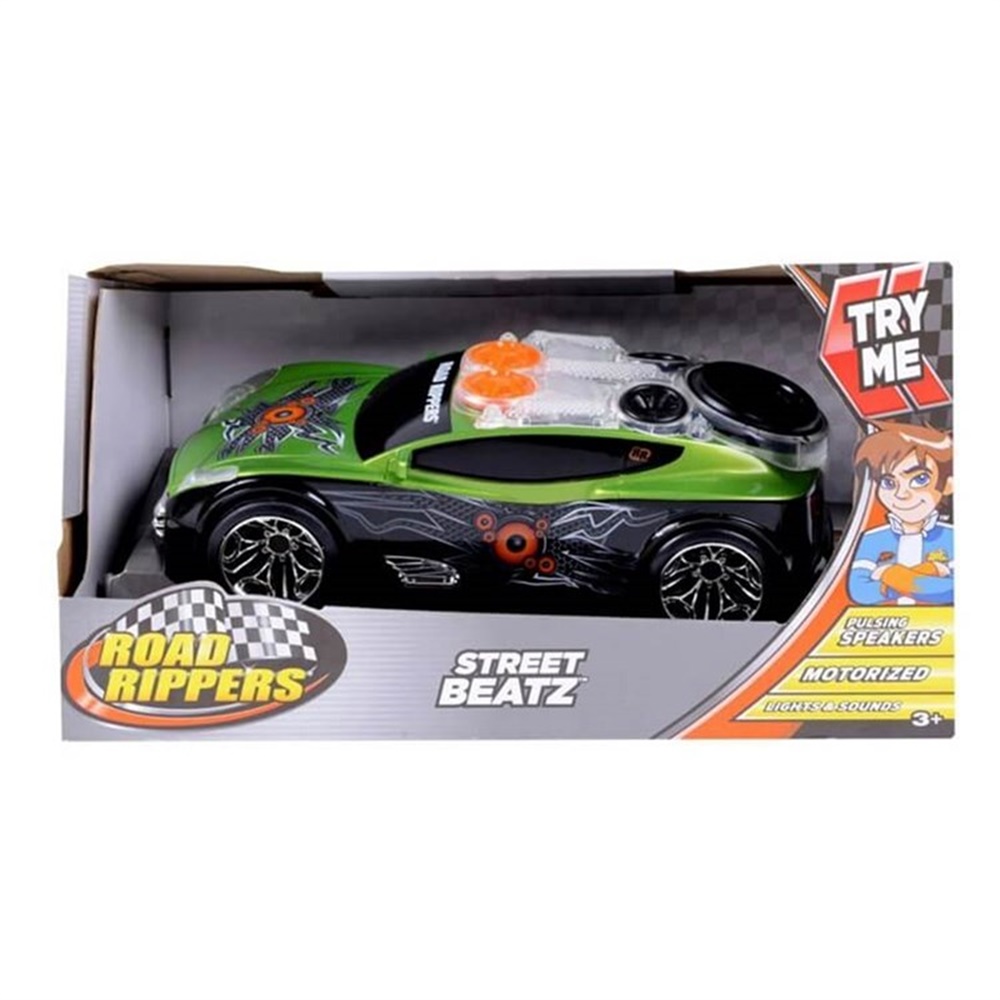 ROAD RIPPERS STREET BEATZ SES SISTEMLI MOTORLU ARAC YESIL Toystop TYS33456