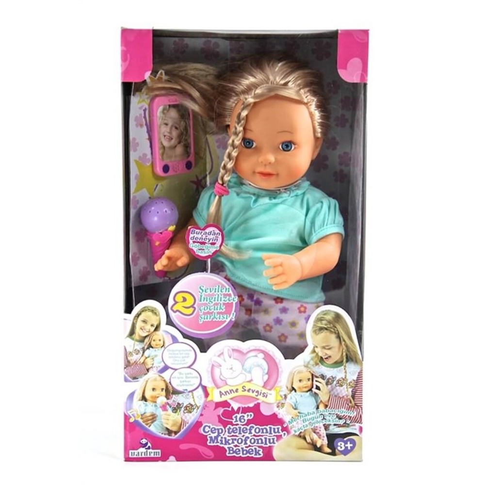 KUT. 16 CEP TELEFONU VE MIKROFONLU BEBEK Toystop VAR1805