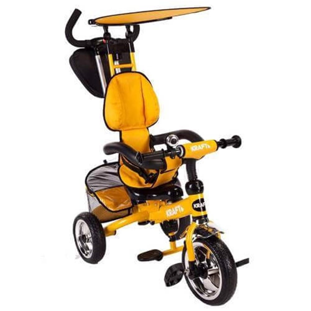 KRAFT ITMELI DONER KOLTUKLU BISIKLET SARI Toystop XG 18819 S