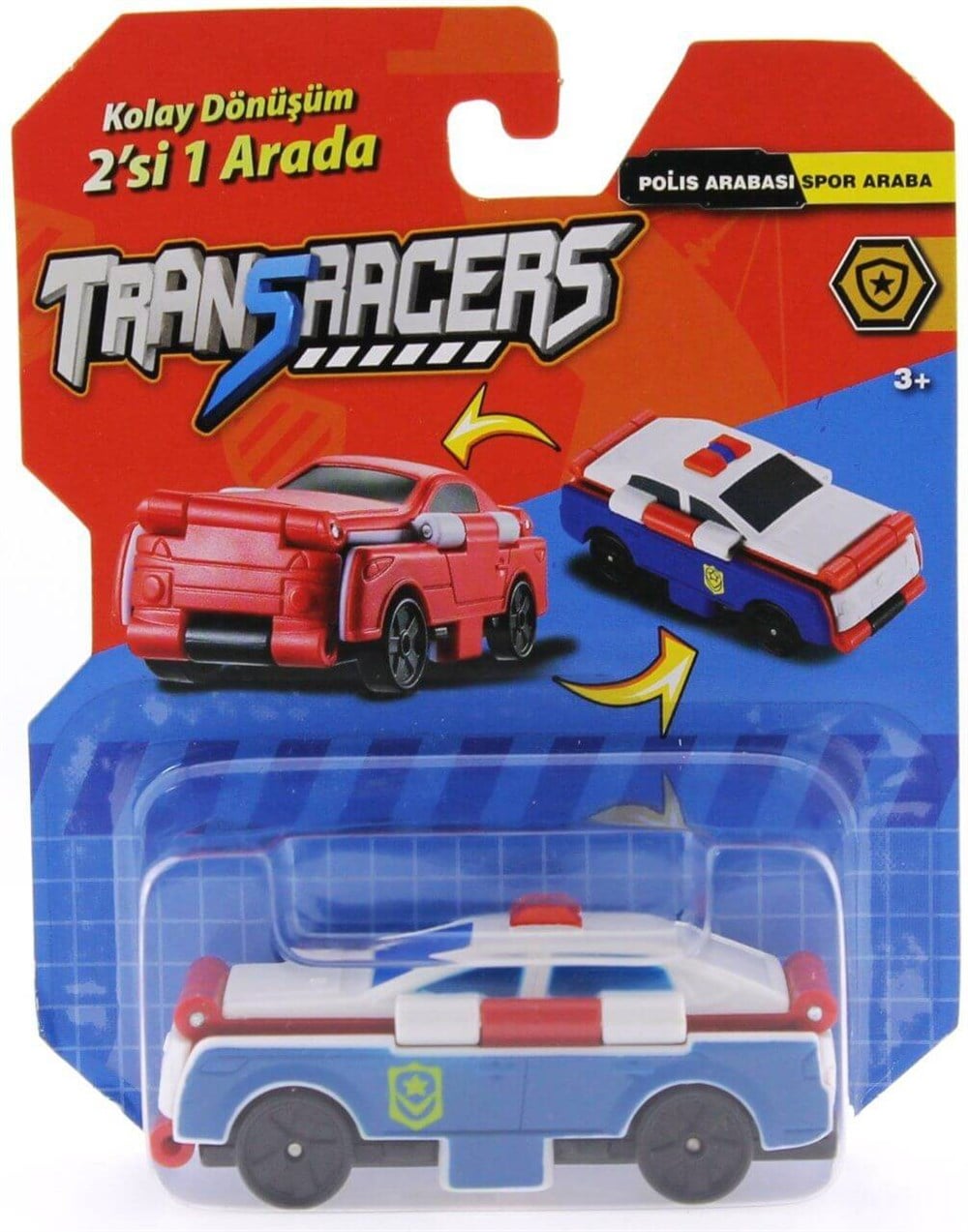 Transracers Dönüşen Araçlar Polis Arabası Transracers 463875-04