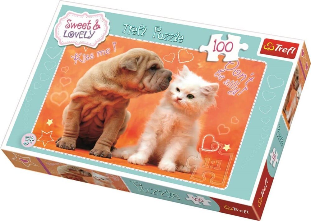 Trefl Puzzle Hugs And Kisses 100 Parça Yapboz 16264 Trefl 16264