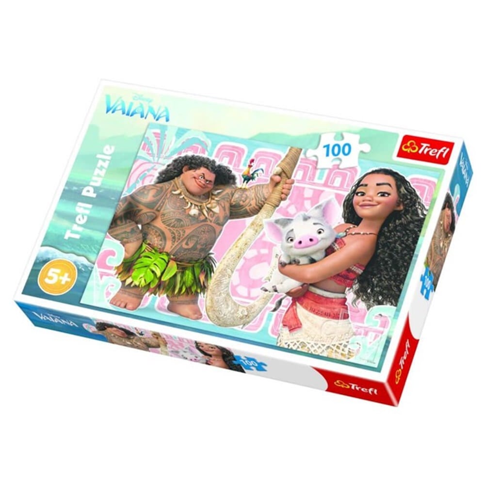 Trefl Çocuk Puzzle 100 Parça Disney Moana- Vaiana 16298 Trefl HD 16298