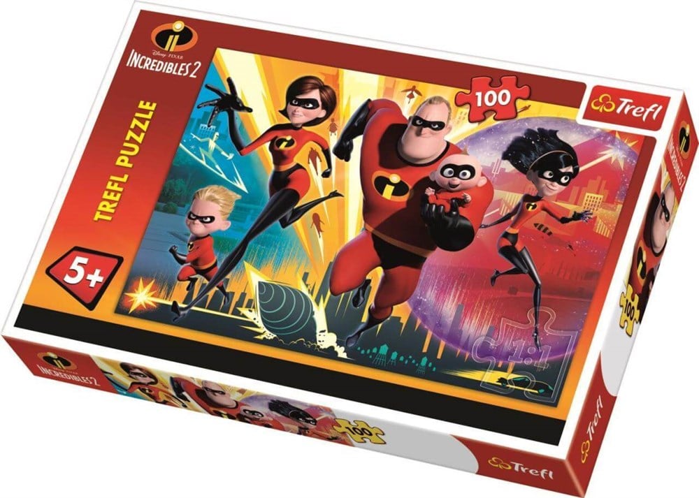 Trefl 100 Parça The Incredibles Puzzle Trefl HD16350