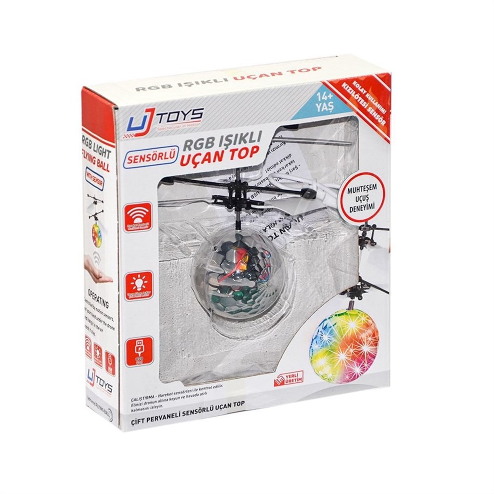 UJ Toys Çift Pervaneli Sensörlü Uçan Top 3005 UJ Toys UJ3005
