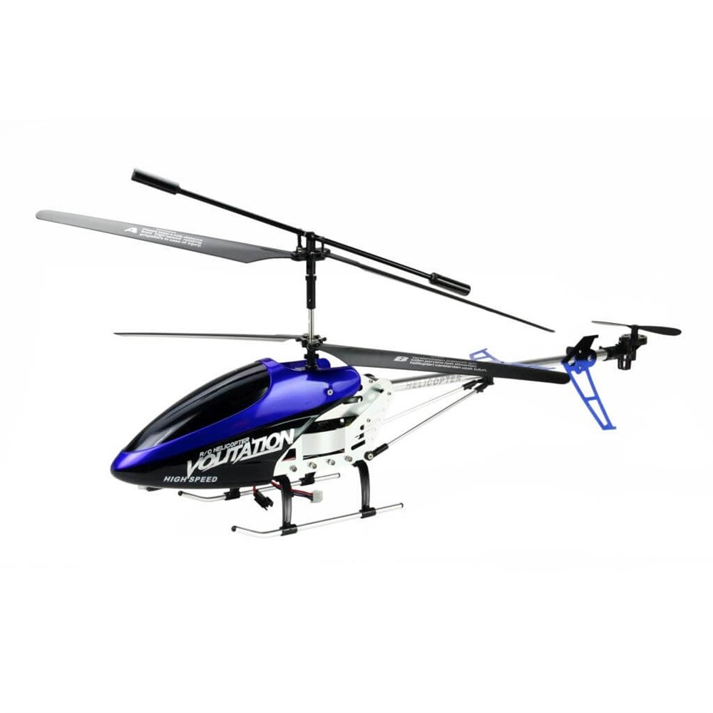 68 cm. 3,5Ch Gyro Büyük Helikopter Mavi-Siyah Vardem N1460J 9053G M