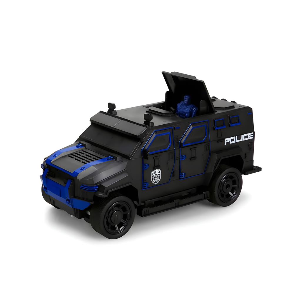 1:16 Uzaktan Kumandalı Işıklı Polis Panzeri 5 Kanal 2.4GHZ Vardem S00001984