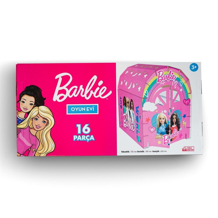 Karton Oyun Evi Barbie