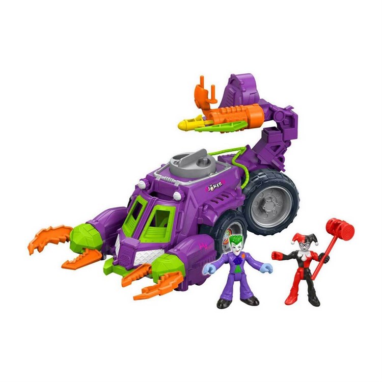 Imaginext DC Super Friends Joker Ve Harley Savaş Aracı DWV56