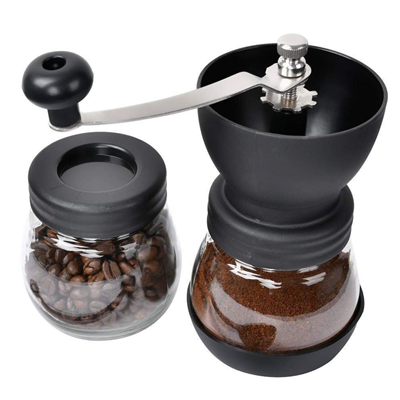 Black Goat Ceramic Coffee Grinder